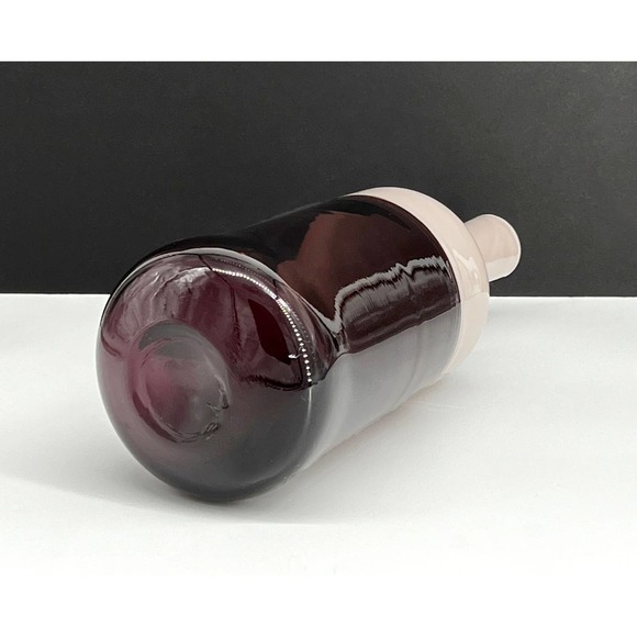 Modern Lavender and Amethyst Mouth Blown Glass Vase - Picture 4 of 8